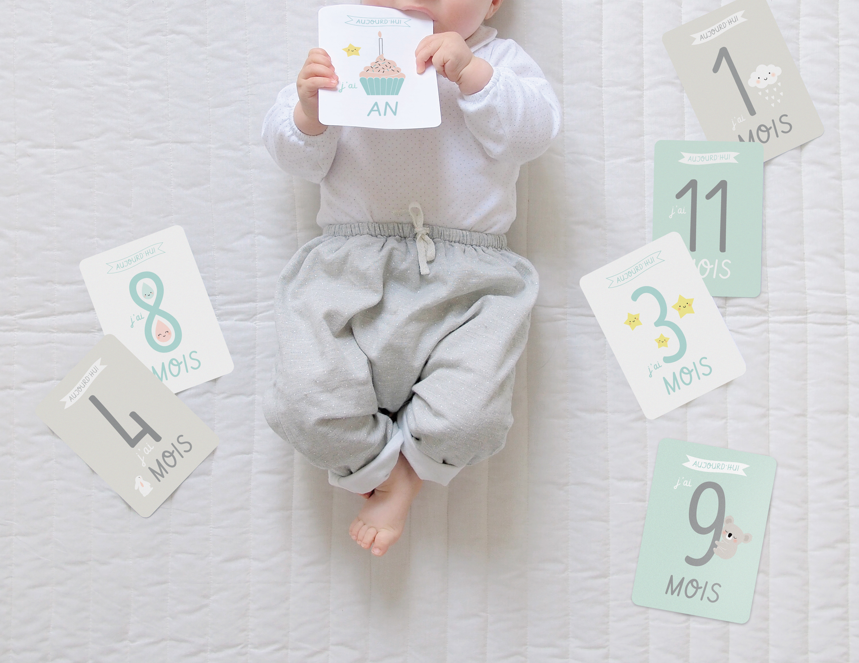 Kit cartes étapes bébé – Zü – le Blog